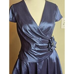 Jessica Howard Size 10P NWT Dark Blue Navy Cocktail Wedding Mother Formal Dressy